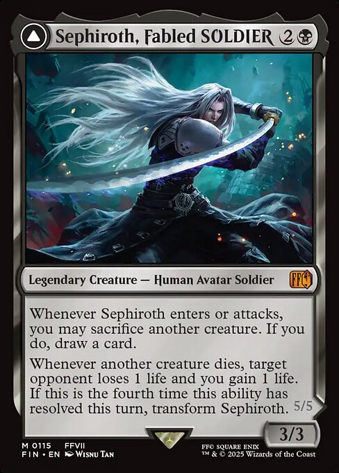 Sephiroth, Fabled SOLDIER // Sephiroth, One-Winged Angel - Final Fantasy