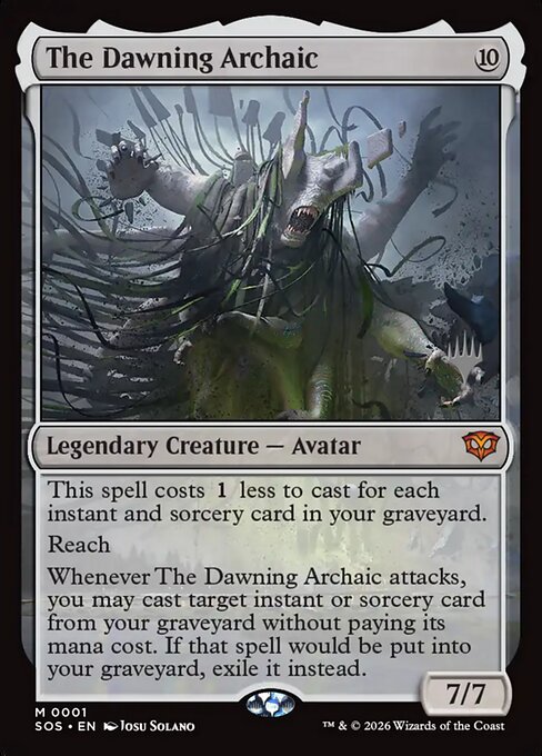 The Dawning Archaic - Secrets of Strixhaven Promos