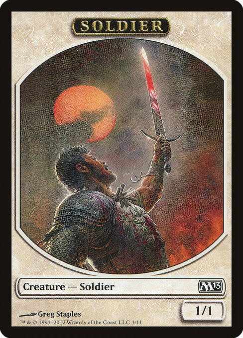 Soldier - Magic 2013 Tokens