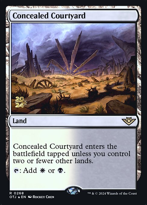 Concealed Courtyard - Outlaws of Thunder Junction Promos - Promo Foil