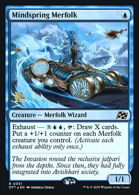 Mindspring Merfolk - Aetherdrift Promos