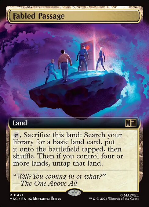 Fabled Passage - Marvel Super Heroes Commander - Extended Art