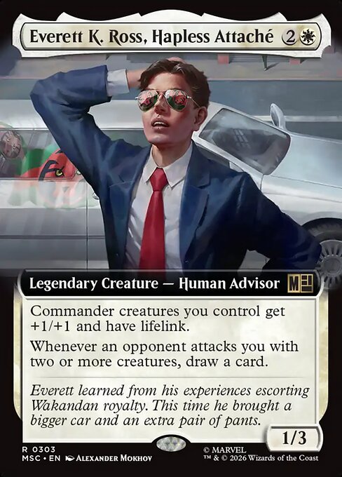 Everett K. Ross, Hapless Attaché - Marvel Super Heroes Commander - Extended Art