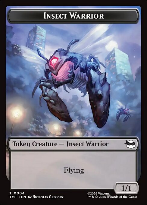 Insect Warrior - Teenage Mutant Ninja Turtles Tokens