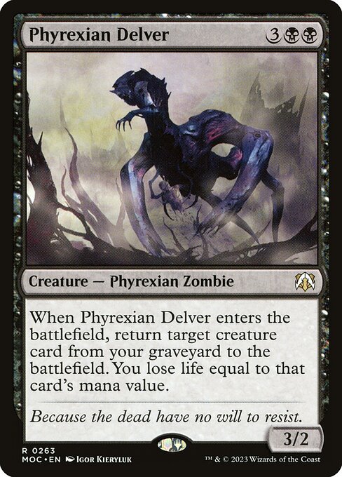 Phyrexian Delver - March of the Machine Commander