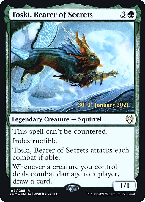 Toski, Bearer of Secrets - Kaldheim Promos