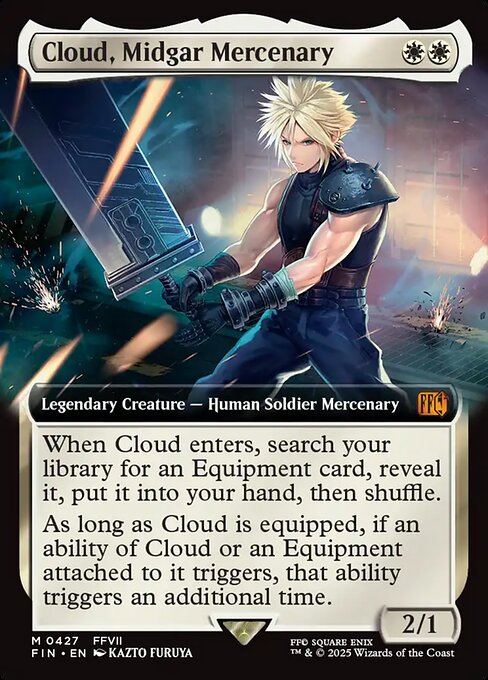 ミッドガルの傭兵、クラウド Cloud, Midgar Mercenary - Final Fantasy