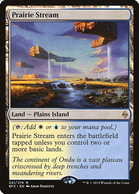 Prairie Stream - Battle for Zendikar Promos