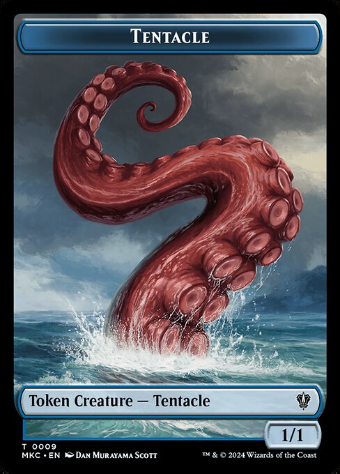 Tentacle - Murders at Karlov Manor Commander Tokens