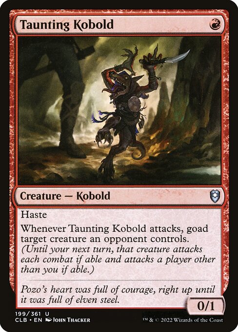 Taunting Kobold - Commander Legends: Battle for Baldur's Gate