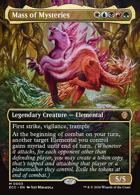 Mass of Mysteries - Lorwyn Eclipsed Commander - Borderless