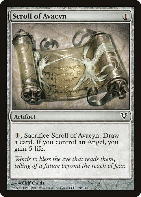 Scroll of Avacyn - Avacyn Restored