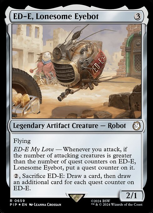 ED-E, Lonesome Eyebot - Fallout - Surge Foil