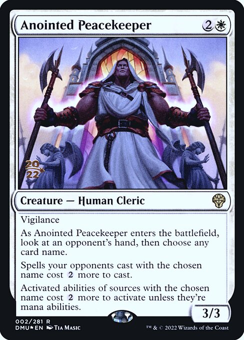 Anointed Peacekeeper - Dominaria United Promos