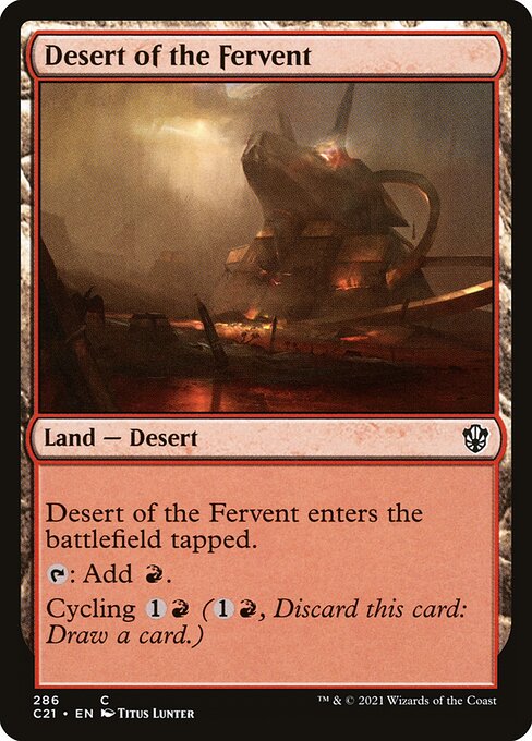 Desert of the Fervent - Commander 2021