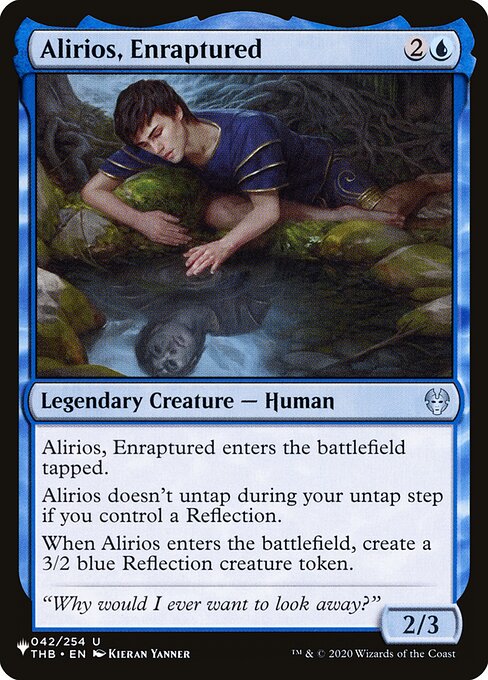 Alirios, Enraptured - The List