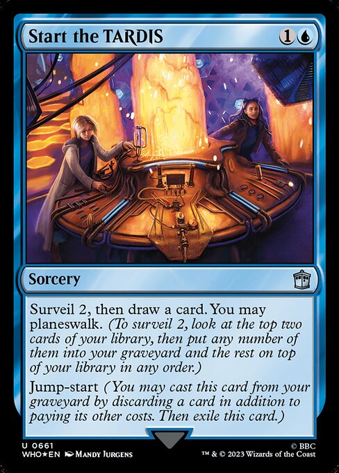 Start the TARDIS - Doctor Who - Surge Foil
