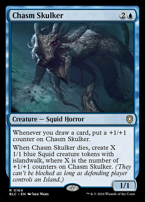 Chasm Skulker - Bloomburrow Commander