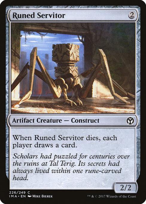 Runed Servitor - Iconic Masters