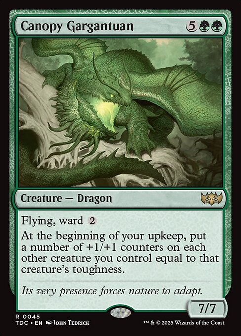 Canopy Gargantuan - Tarkir: Dragonstorm Commander