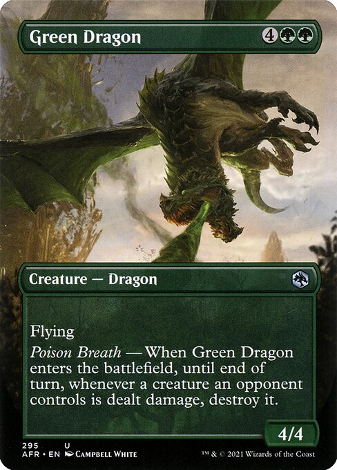 Green Dragon - Adventures in the Forgotten Realms - Borderless