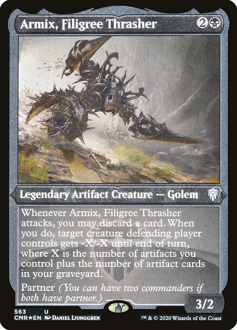 Armix, Filigree Thrasher - Commander Legends - Etched Foil