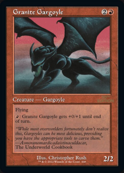 Granite Gargoyle - 30th Anniversary Edition - Retro