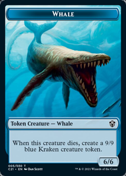 Whale - Commander 2021 Tokens