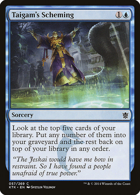 Taigam's Scheming - Khans of Tarkir