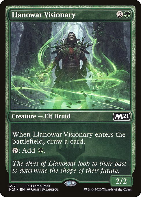 Llanowar Visionary - Core Set 2021