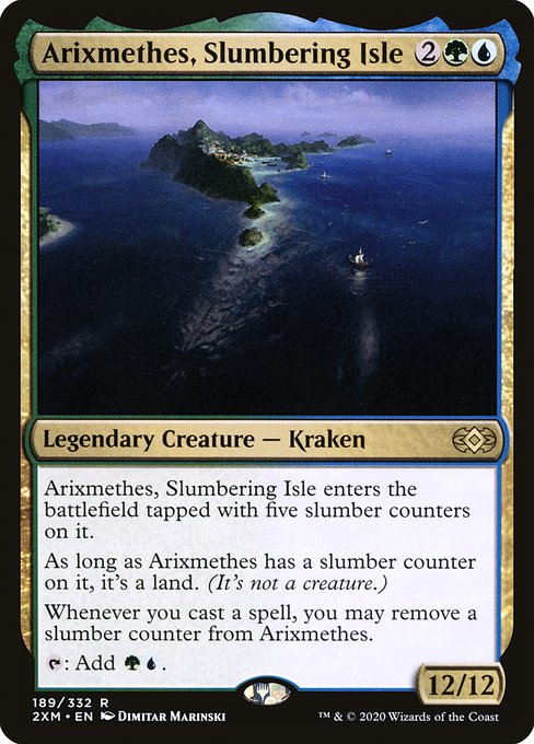 Arixmethes, Slumbering Isle - Double Masters
