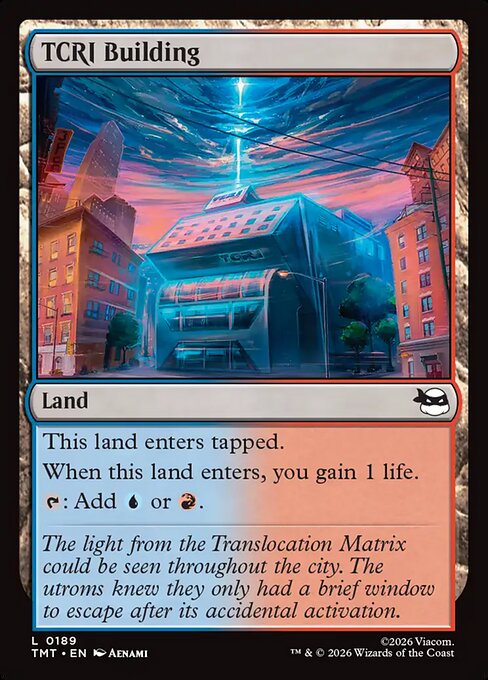 TCRI Building - Teenage Mutant Ninja Turtles