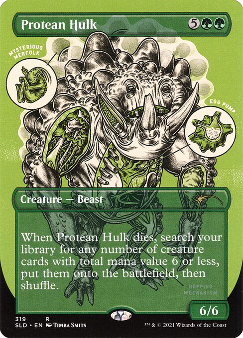 Protean Hulk - Secret Lair Drop - Borderless
