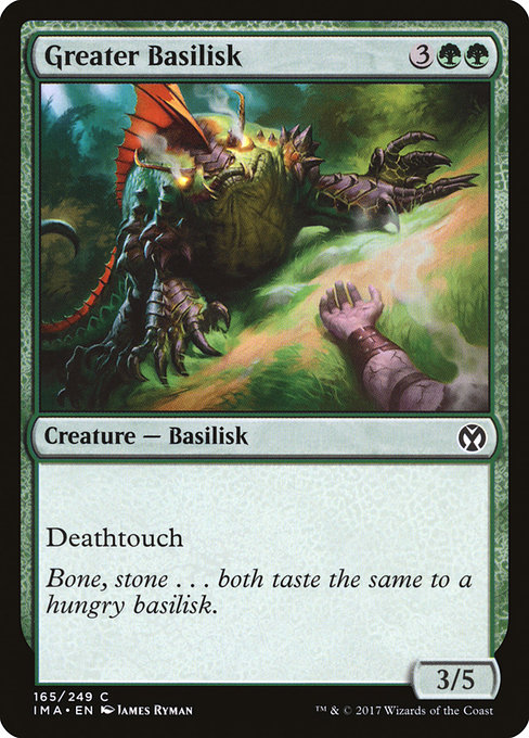 Greater Basilisk - Iconic Masters