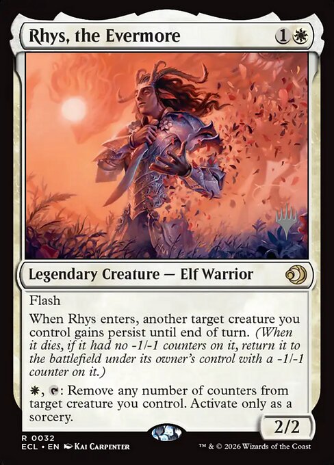 Rhys, the Evermore - Lorwyn Eclipsed Promos