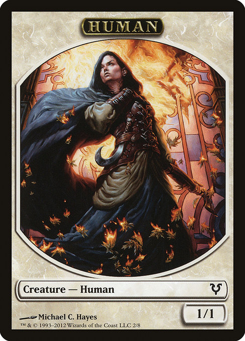 Human - Avacyn Restored Tokens