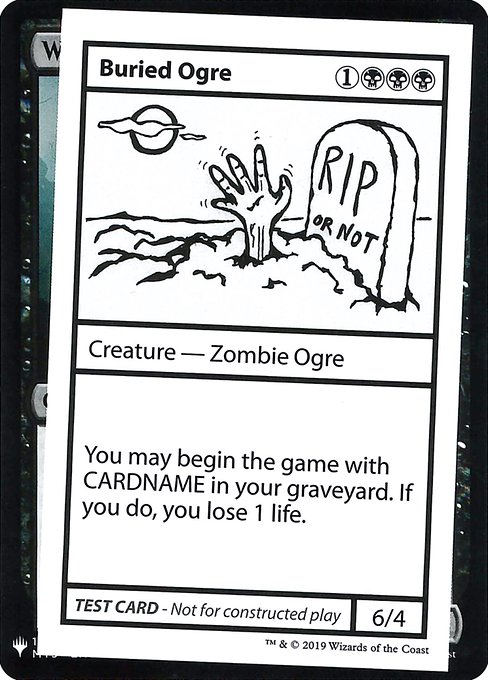 Buried Ogre - Mystery Booster Playtest Cards 2019