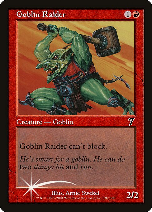 Goblin Raider - Seventh Edition