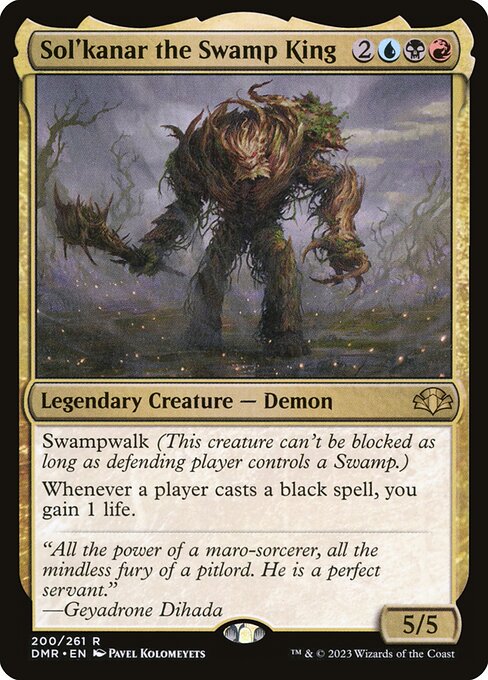 Sol'kanar the Swamp King - Dominaria Remastered