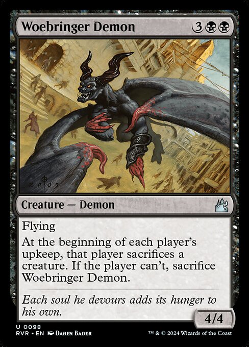 Woebringer Demon - Ravnica Remastered