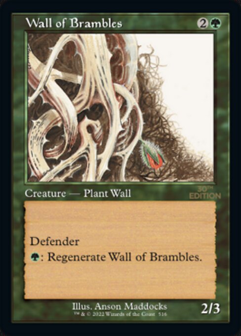 Wall of Brambles - 30th Anniversary Edition - Retro