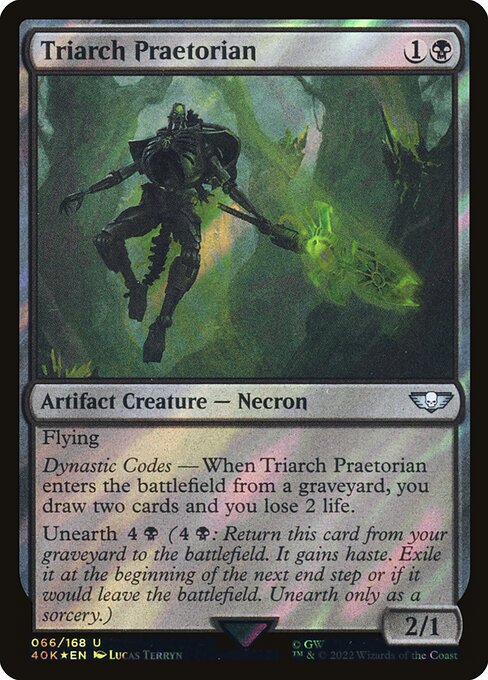 Triarch Praetorian - Warhammer 40,000 Commander - Surge Foil