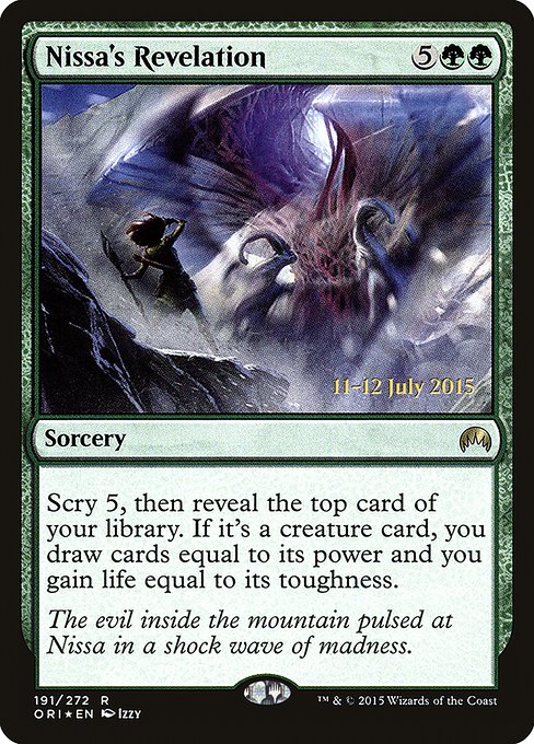 Nissa's Revelation - Magic Origins Promos