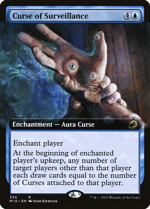 Curse of Surveillance - Innistrad: Midnight Hunt - Extended Art