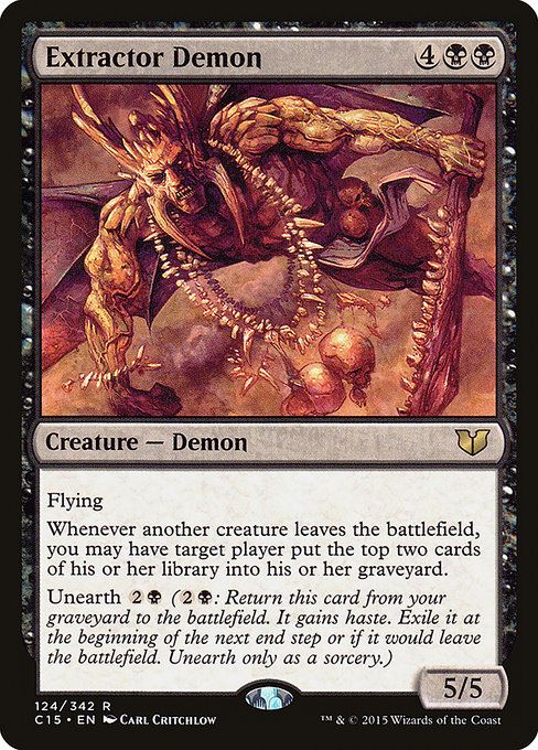 Extractor Demon - Commander 2015