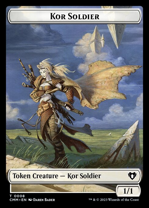 Kor Soldier - Commander Masters Tokens