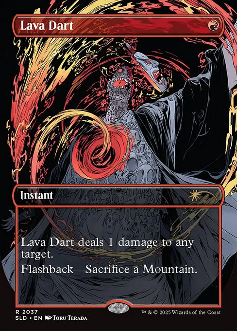 Lava Dart - Secret Lair Drop - Borderless