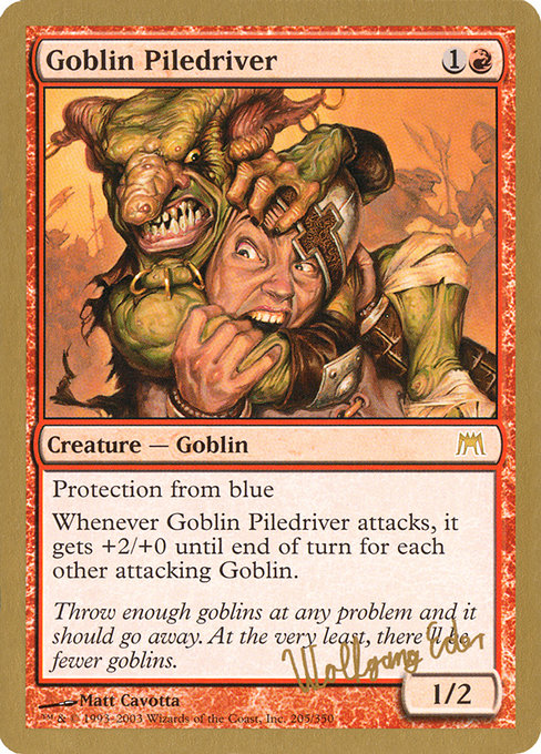 Goblin Piledriver - World Championship Decks 2003