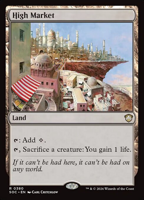 High Market - Secrets of Strixhaven Commander