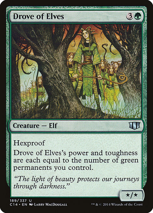 Drove of Elves - Commander 2014